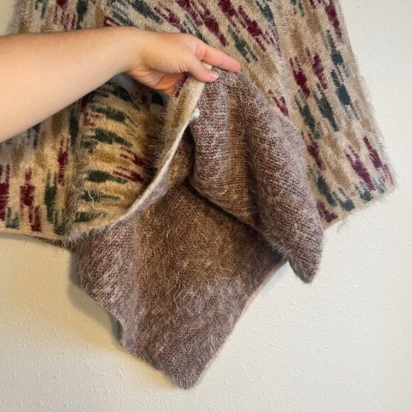 Amazing Earthy Boho Chic Comfy Oversized Poncho - Picture 4 of 7